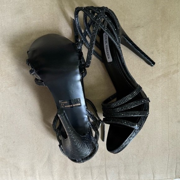 Steve Madden Rhinestone Strappy Stiletto - Picture 4 of 6